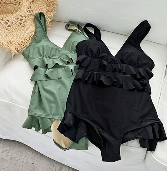 2022新作 連体式水着 韓国風 水泳 ワンピース ビキニ SNS映え