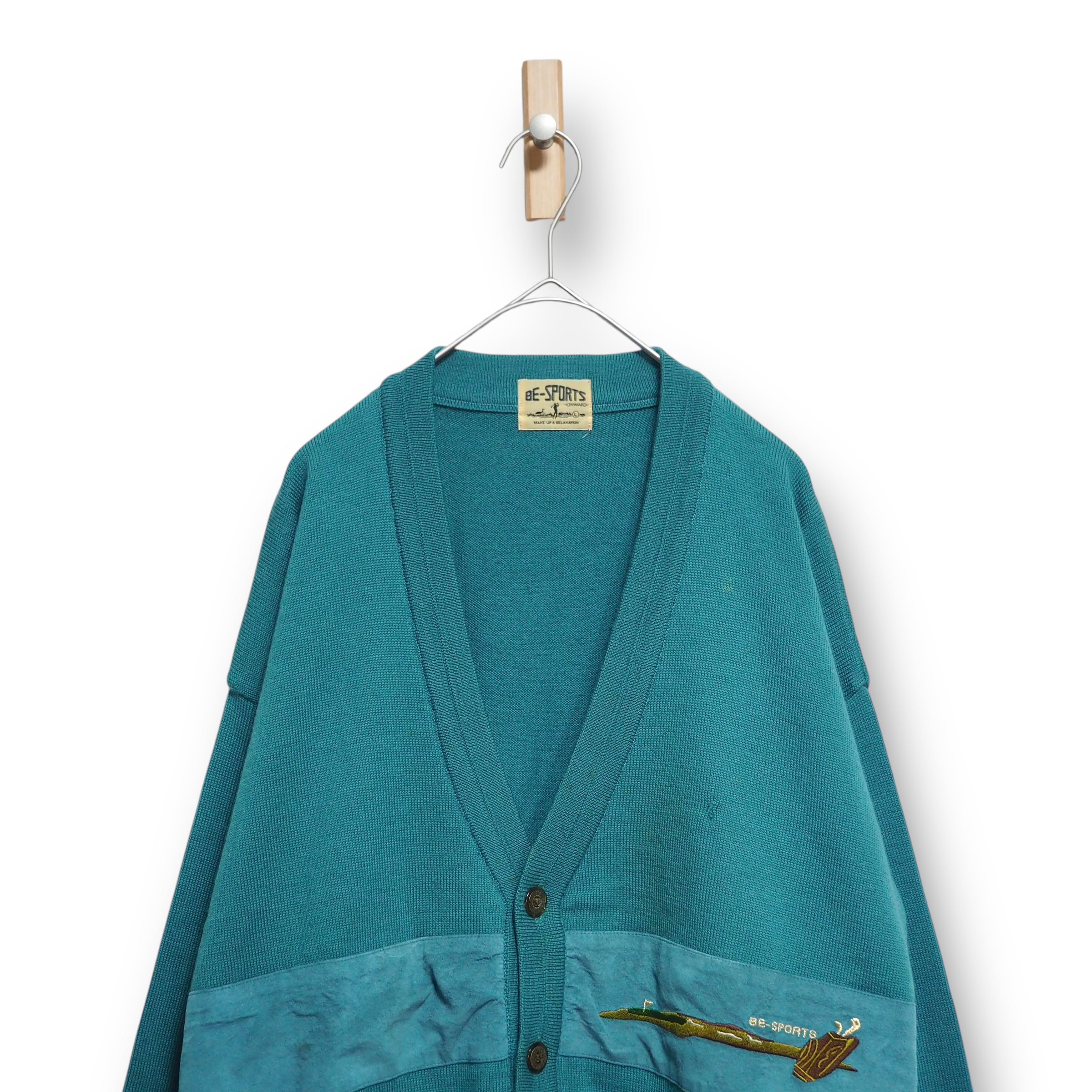 【VINTAGE】デザインカーディガン|90s