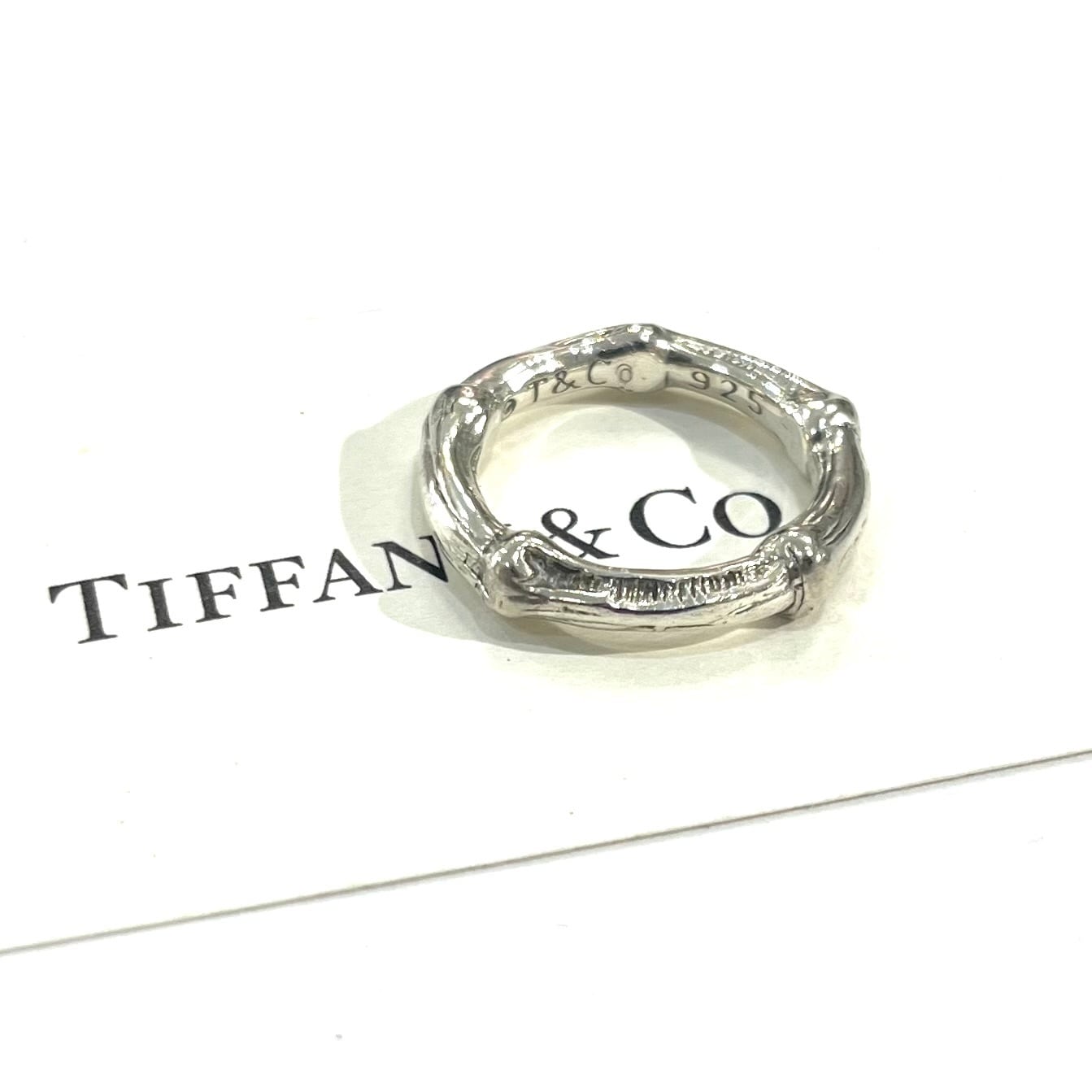 希少サイズ 特集掲載【TIFFANY&CO】【12-13号】2726 名作バンブー