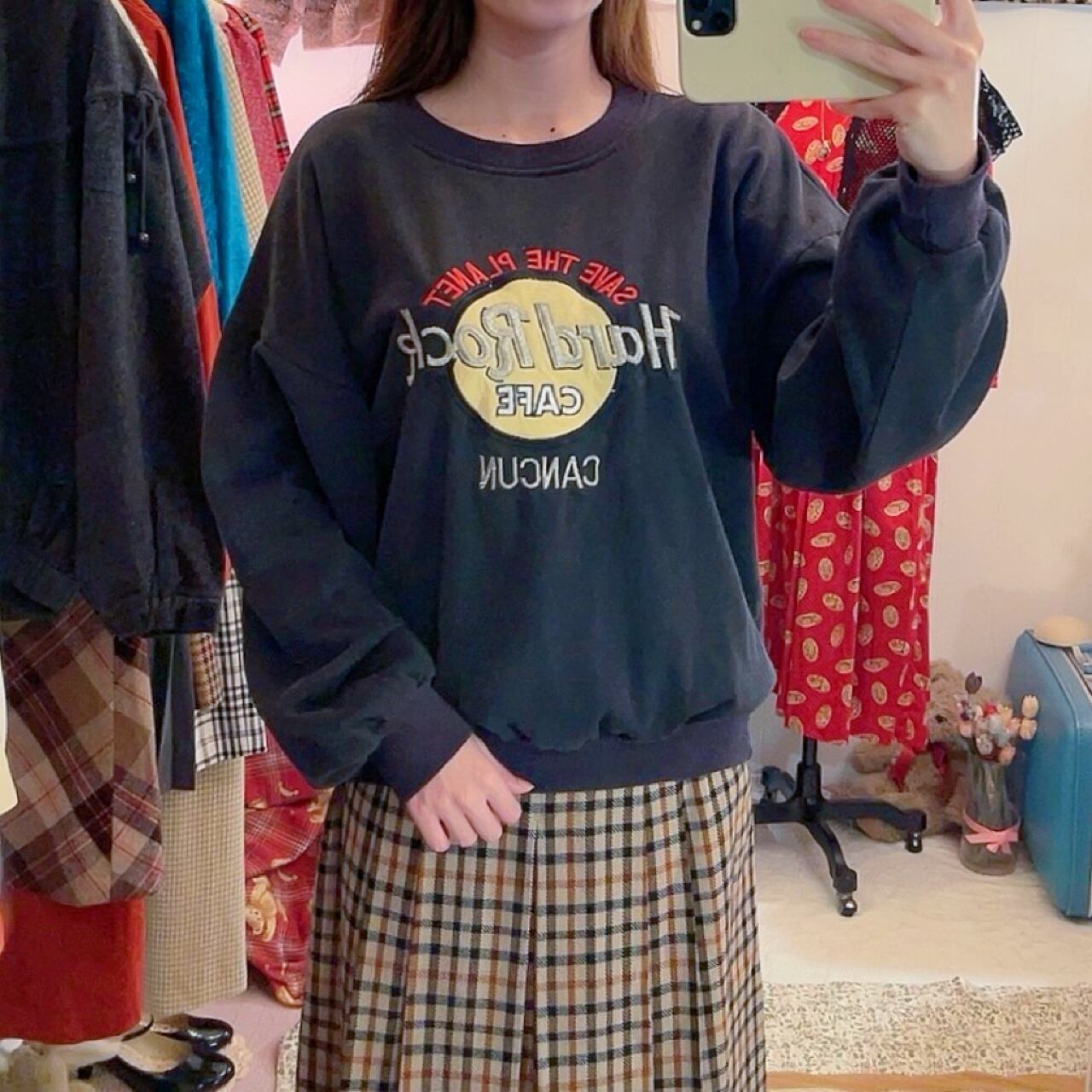 hard rock cafe logo sweat