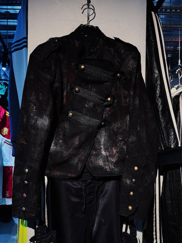 "vivid notes"coating design double breastd Napoléon jacket