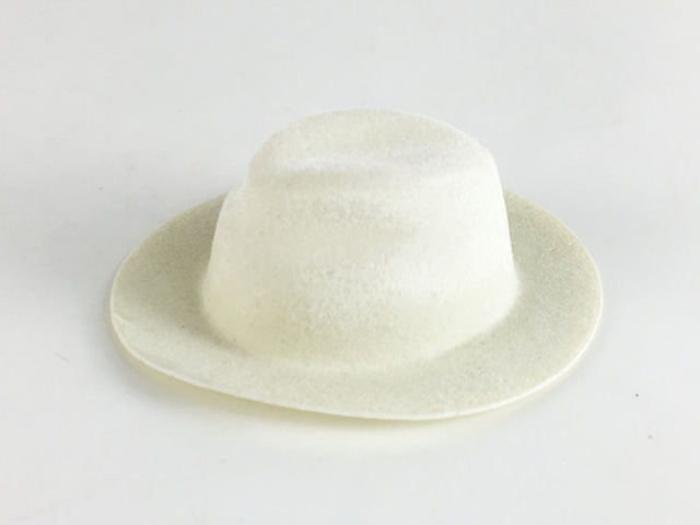 ドールアクセサリ 1/6 カウボーイ ウェスタンハット 帽子 白 - メイン画像