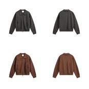 ストリート ジッパーセーター T1954