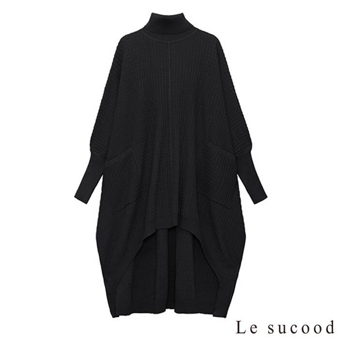 お支払い確認後20日以内発送】Le sucood ドルマンニットワンピース