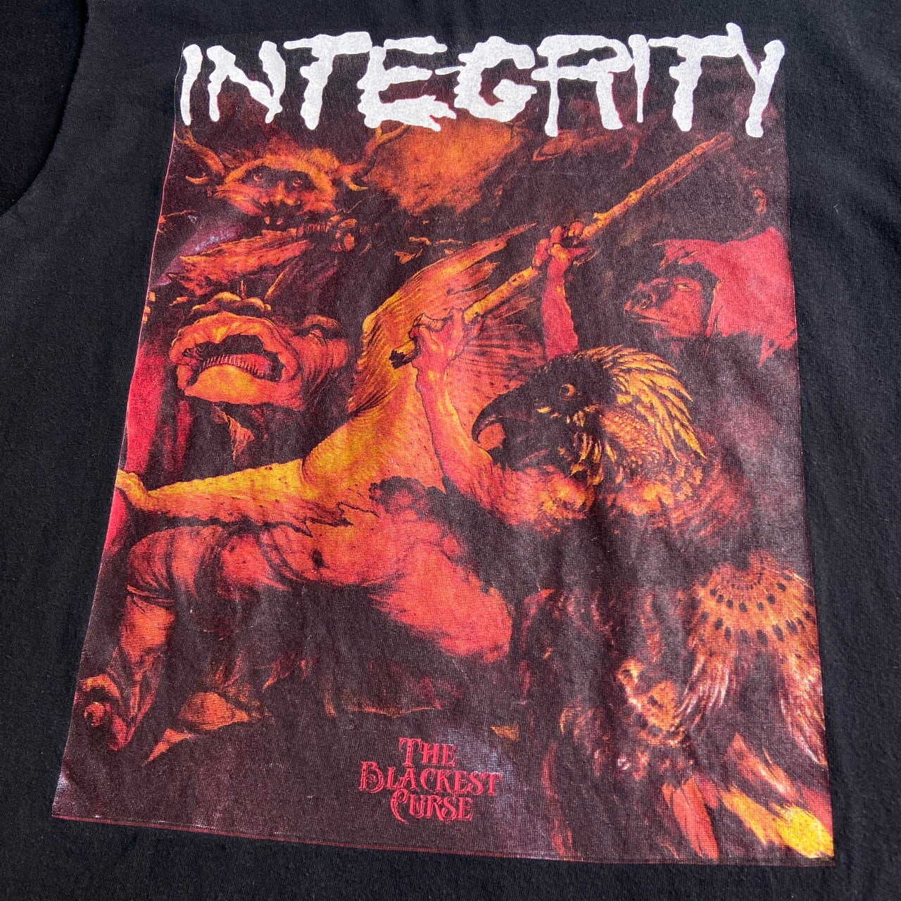 INTEGRITY ハードコアパンク バンドTシャツ メンズL 古着 バンT