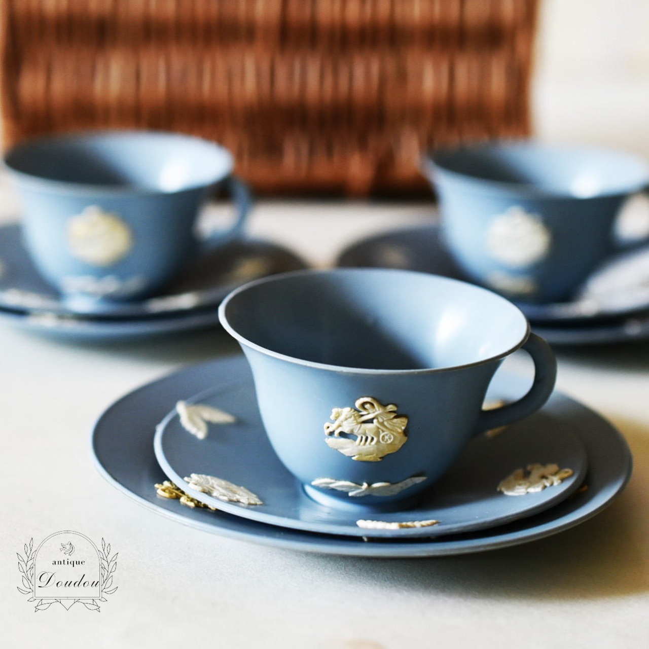 英国 ヴィンテージ おままごと ティーセット【s0076】