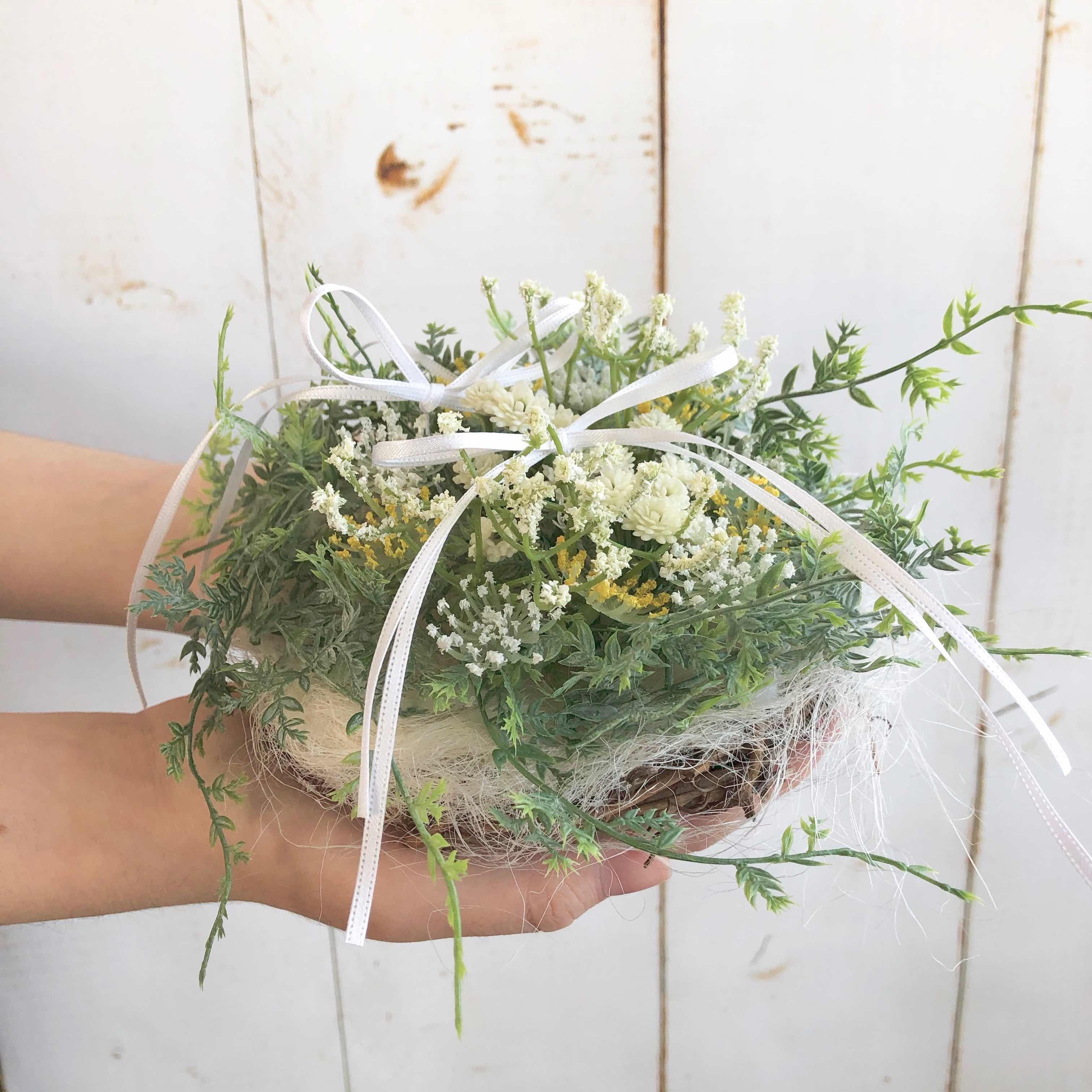 受注制作ナチュラルリングピロー