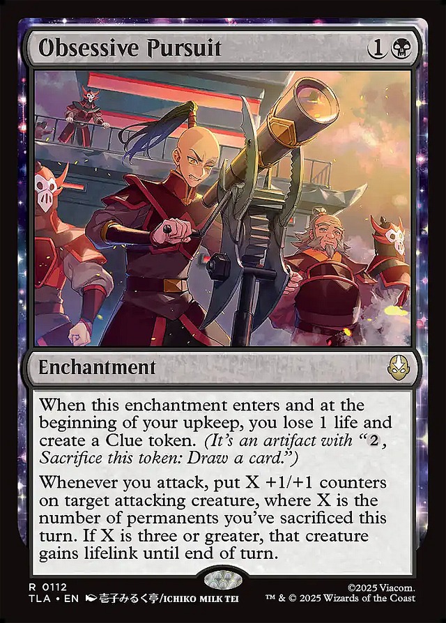 MTG《妄執の追跡行/Obsessive Pursuit(TLA)》英語