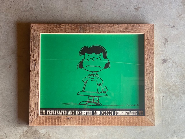60s PEANUTS DATE BOOK POSTER FRAMING【40】