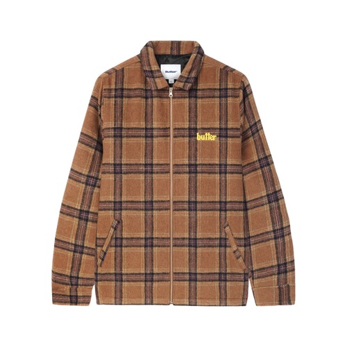 BUTTER GOODS【Plaid Flannel Insulated Overshirt - Brown】