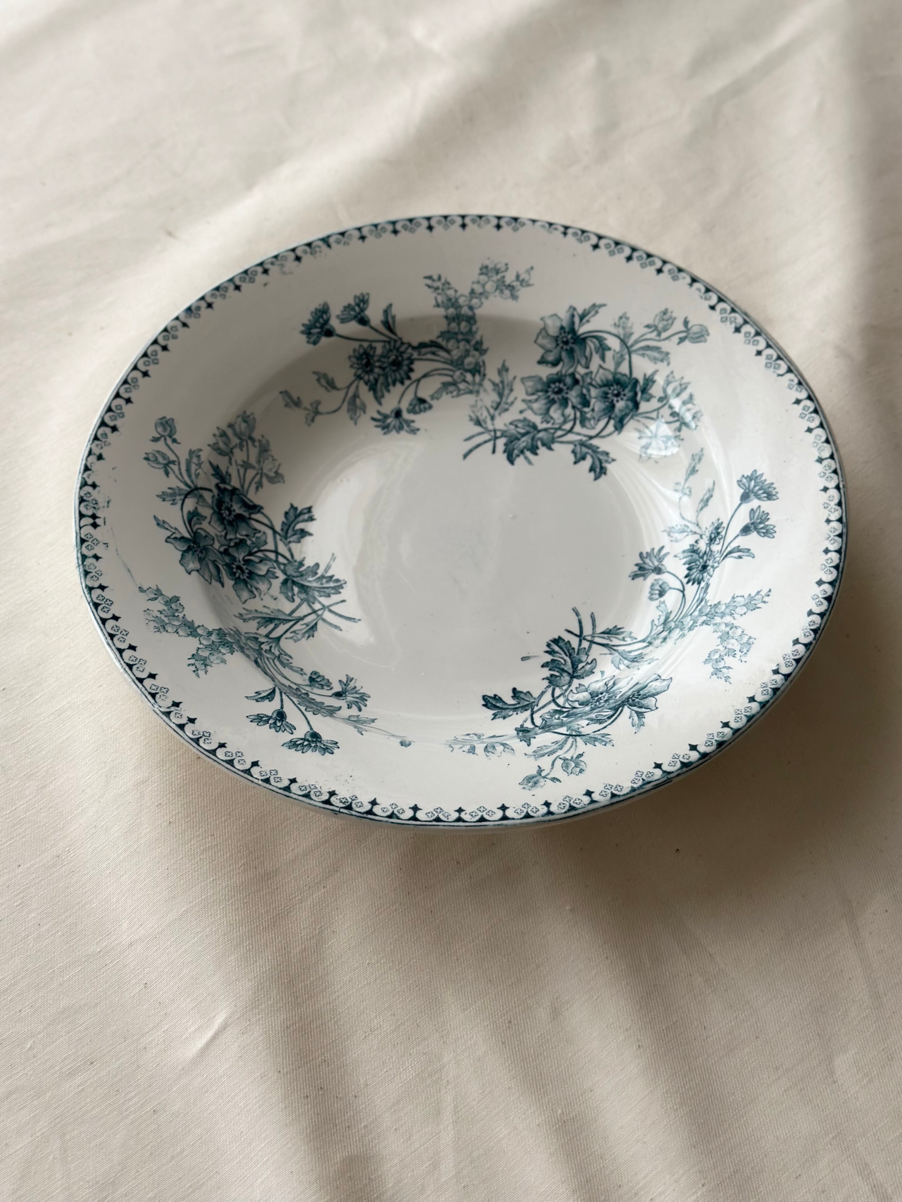 フランス アンティーク プレート サルグミンヌELVIRE 皿