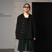 THEDAY(ザデイ）最強生地シャツ、INTERIM(インテリム)フットボールウールTEEコーディネート