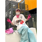 VINTAGE ストリート 重力フリー Tシャツ T841