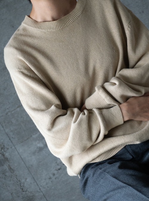 "Papas" 1990s Linen cotton knit