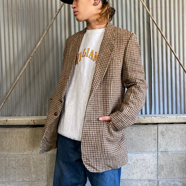 80年代 ビンテージ 英国製 HARRIS TWEED ハリスツイード St.Michael 