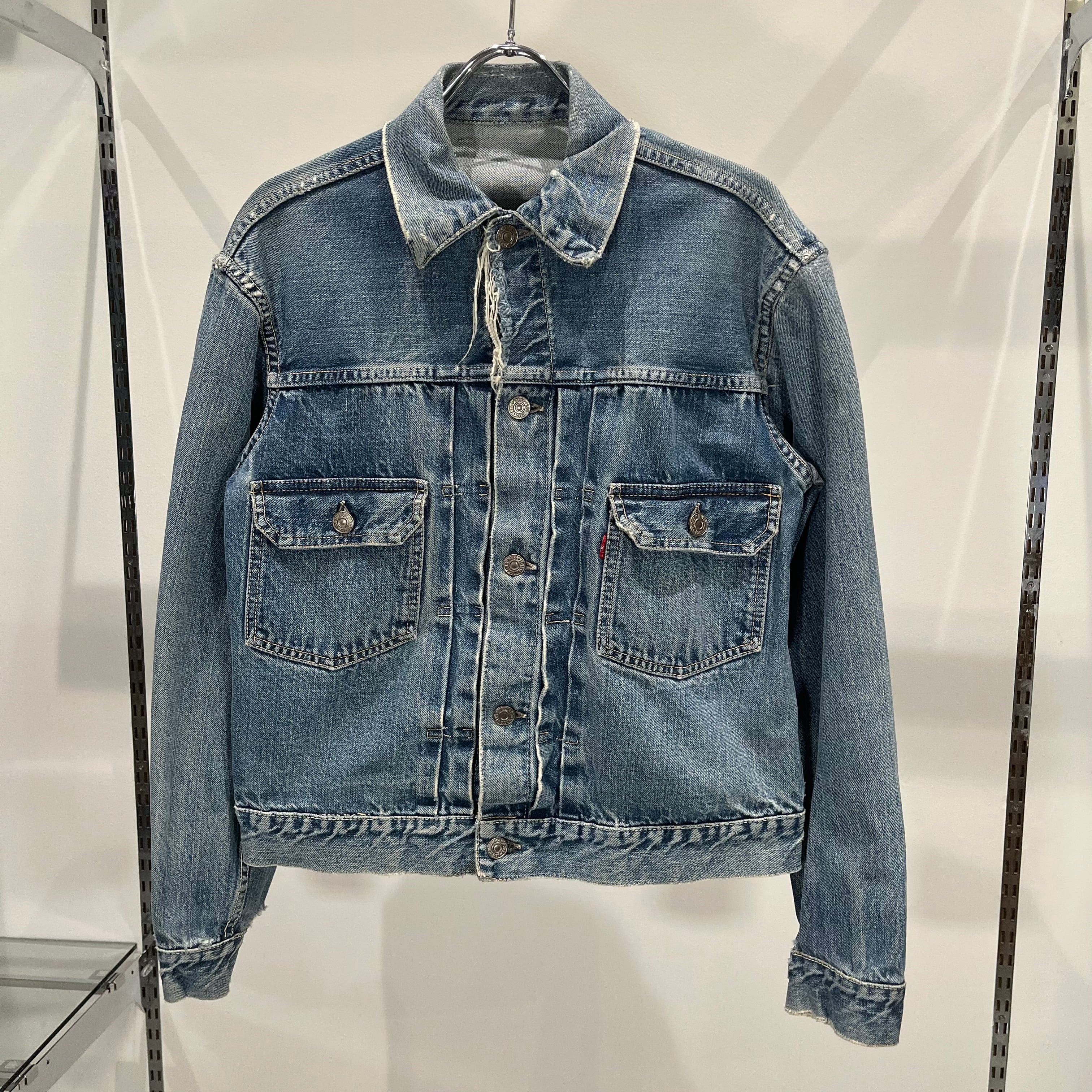 ジャケット・アウター LEVIS 507xx 40 40's Levi's 507XX デニムジャケット 極上濃紺 レザーパッチ残り