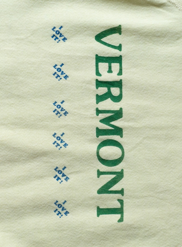 "VERMONT" 1980s Hanes body souviner sweat