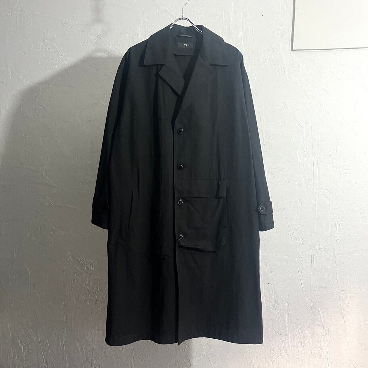 22SS Ys Cotton×Linen Long Coat