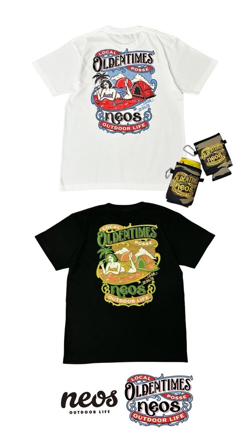 【新作コラボ/2色展開】neos×OLDENTIMES COLLABORATION S/S TEE