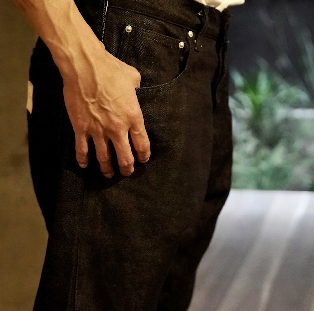 Willow Pants/5 Pocket Denim-BLACK-(Y-001)