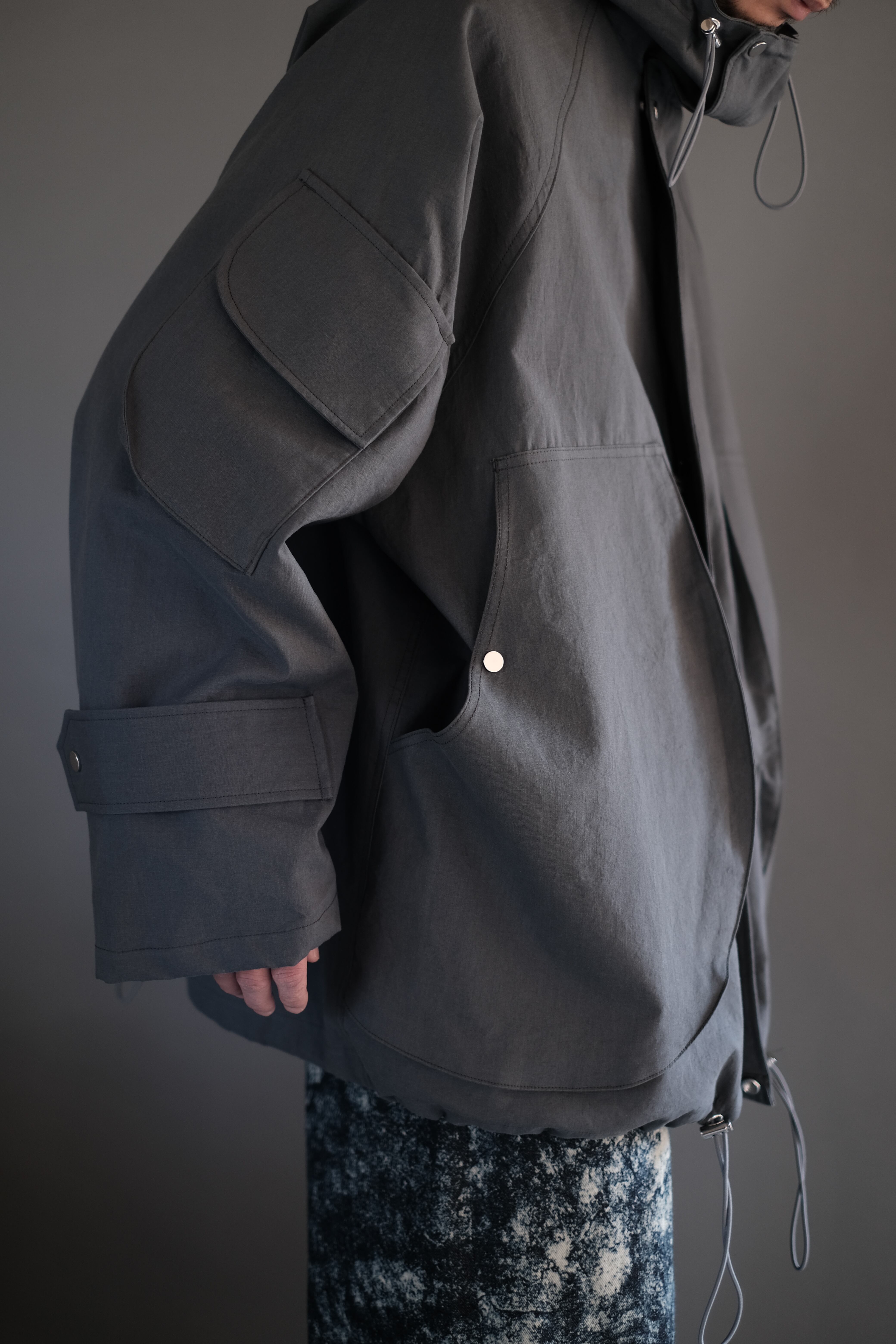 OUAT / -011- CHANNEL JACKET GRAY | LIVING