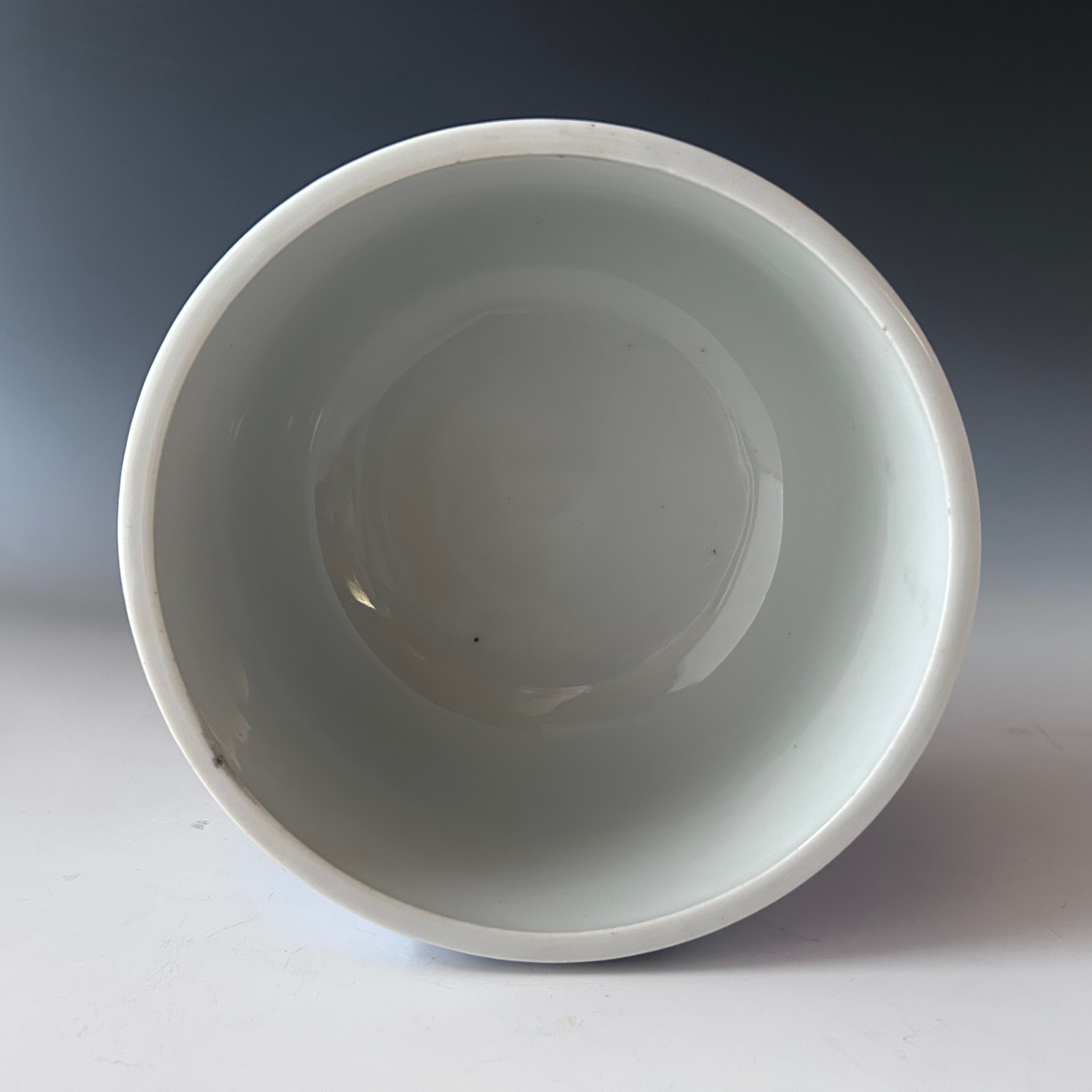 茶道具 新渡 染付 鶴絵 水指 中国 茶会 初釜 稽古 棚 しんと そめつけ