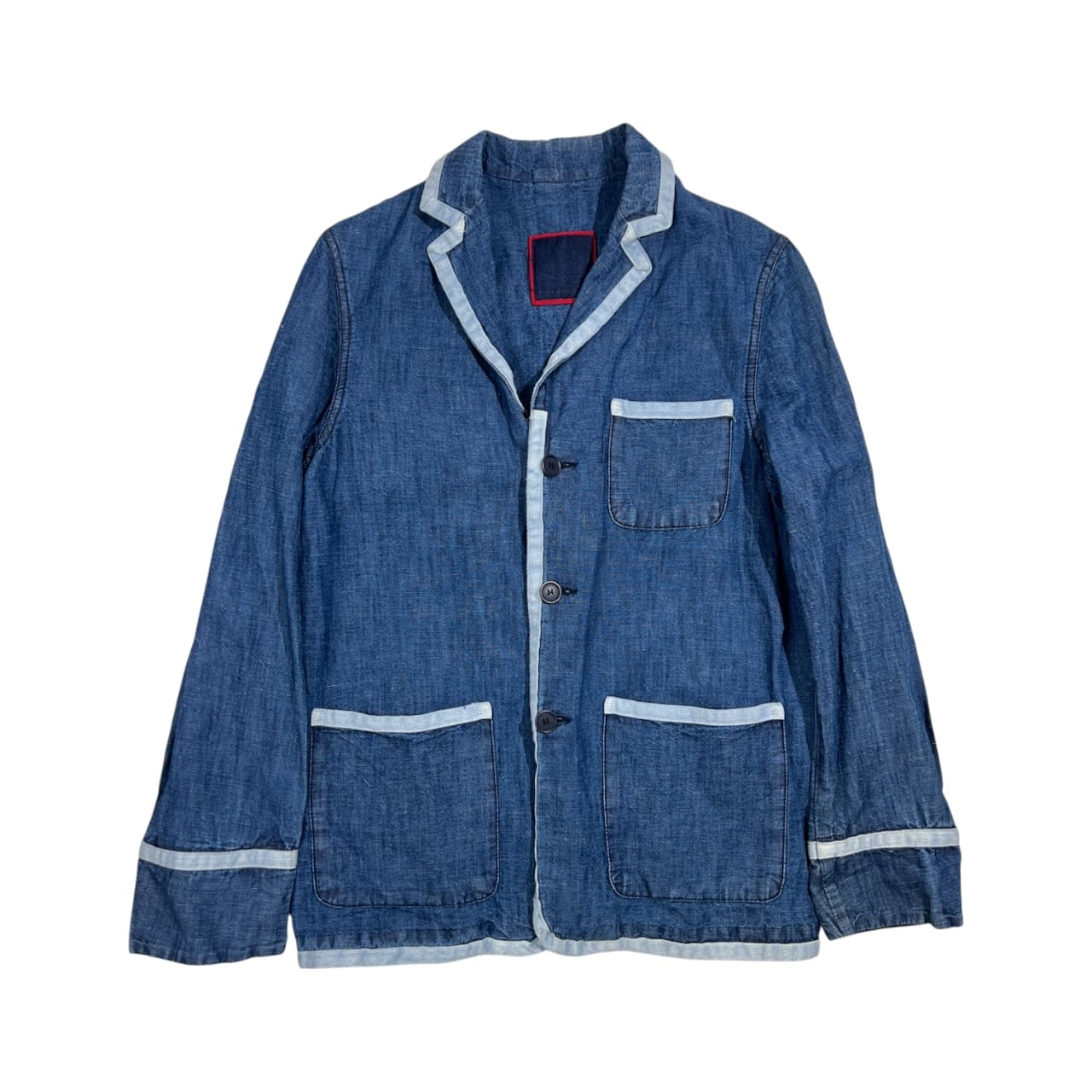 XL】Marlboro Country Store 襟レザー 3rdタイプ デニムジャケット G