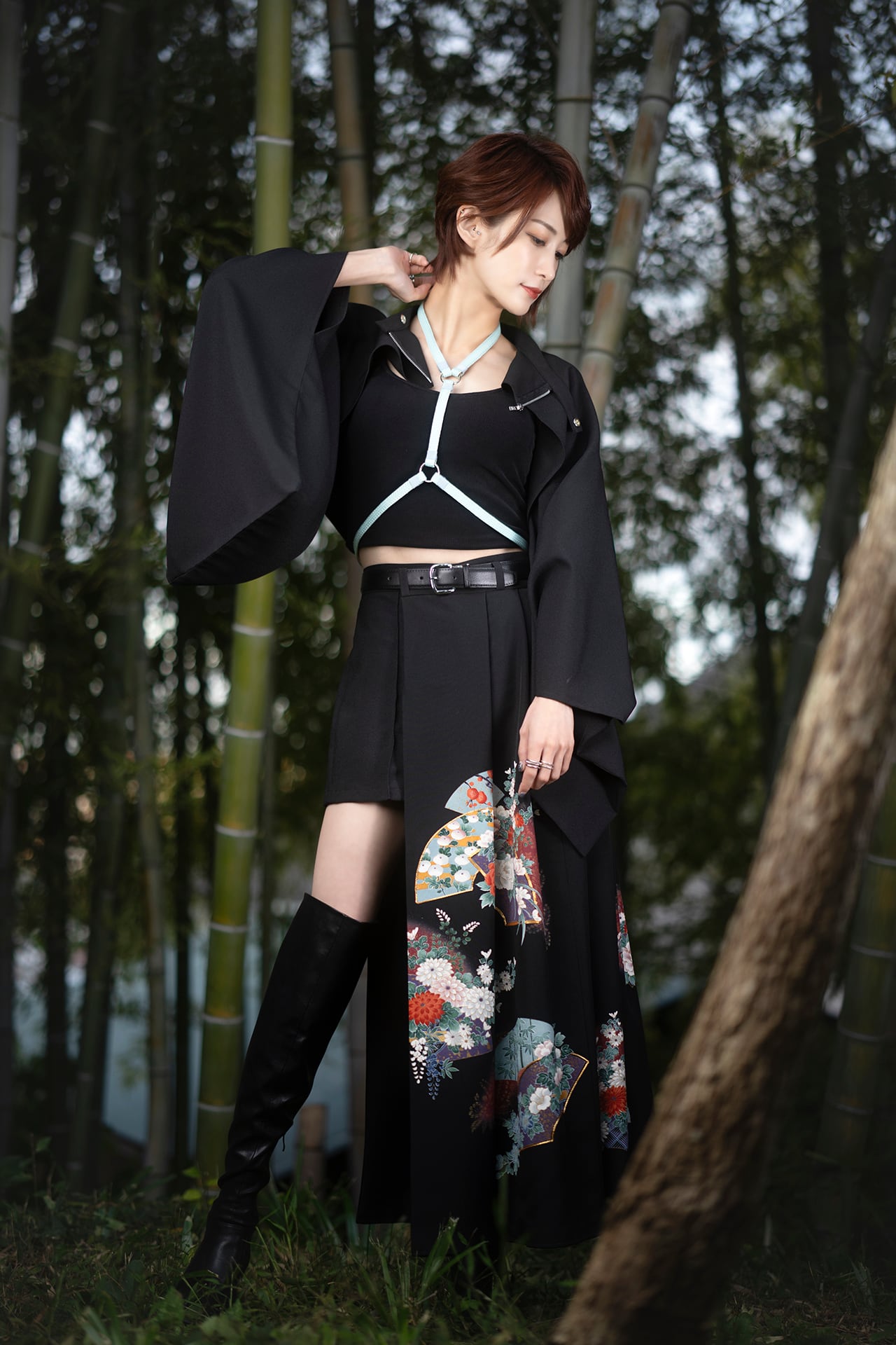 狩衣ショートジャケット Kariginu Short Jacket | shiki