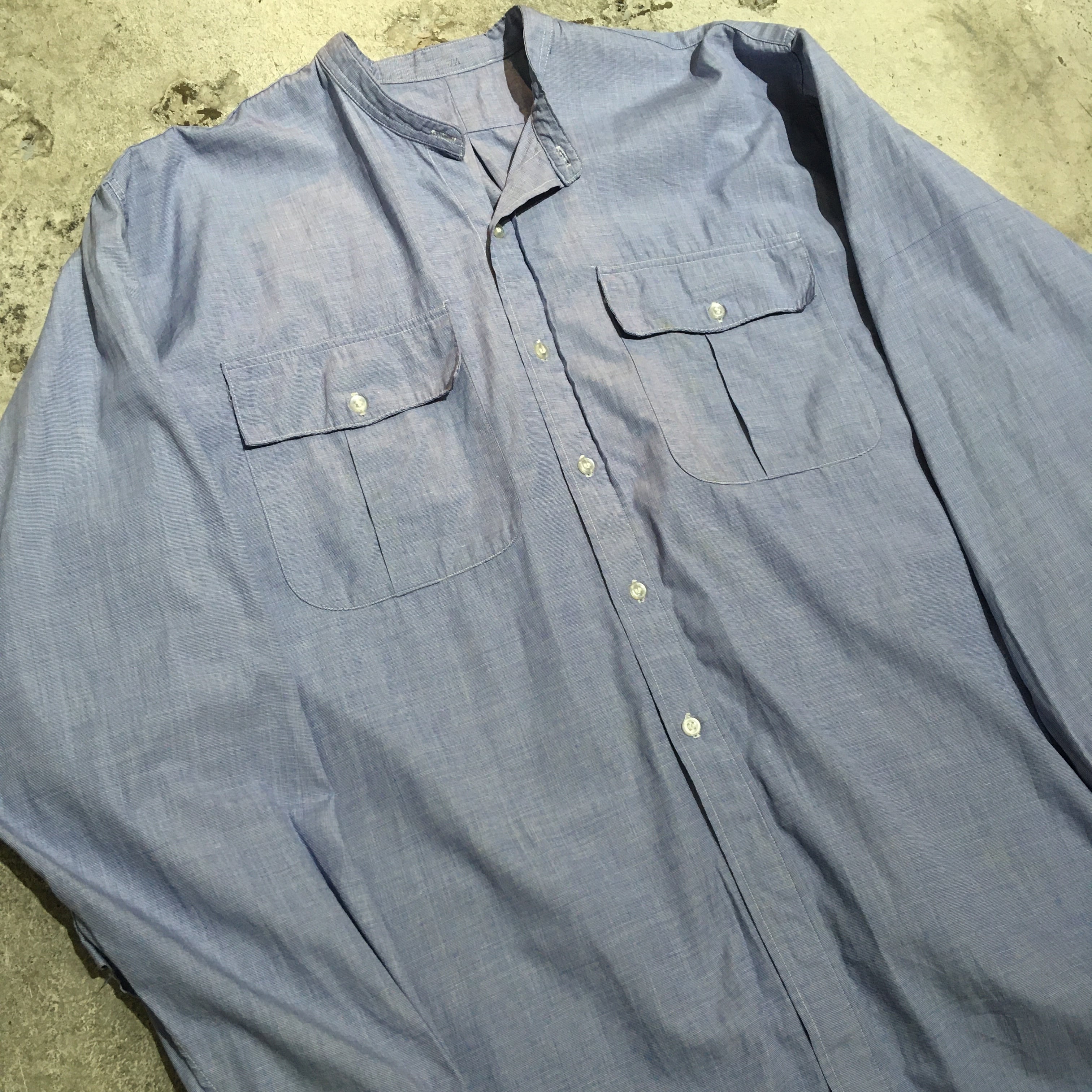 60s BRITISH ARMY / イギリス軍 オフィサーシャツ サイズ17 1/2 RAF  