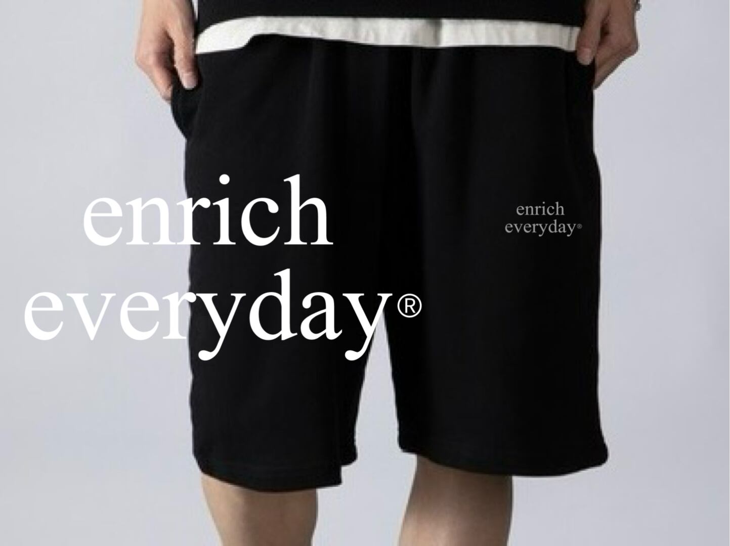 受注生産：11月上旬お届け予定）everyday sweatshorts 8.2oz ／ 8.2オンス 裏パイル スウェットショートパンツ（セットアップ対応）