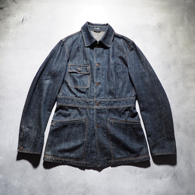 2001AW ” MIUMIU ” Denim coveralls jacket (made in Italy)