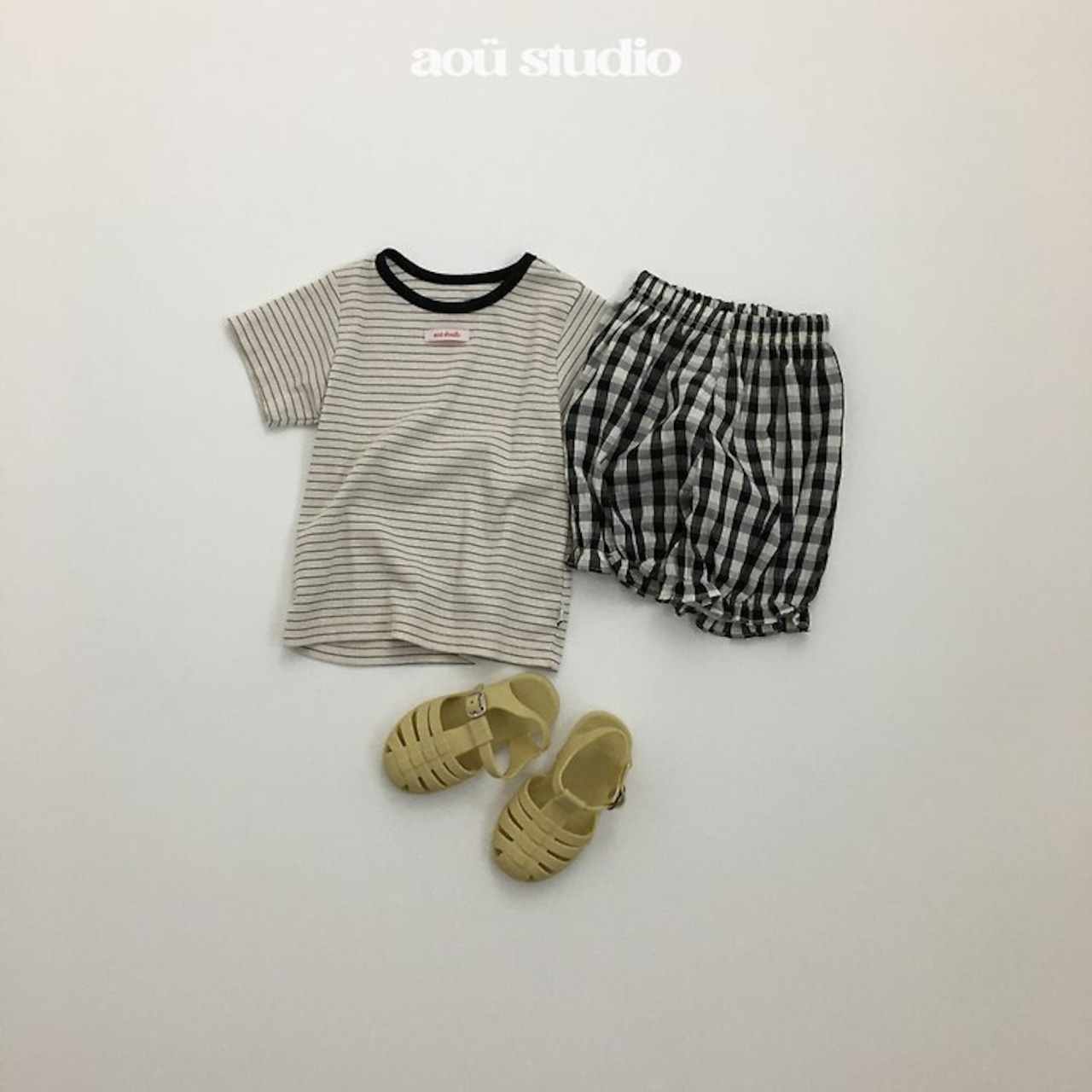 【取寄/韓国直送】aou studio 26/SM オールデイTシャツ |夏服|韓国子供服