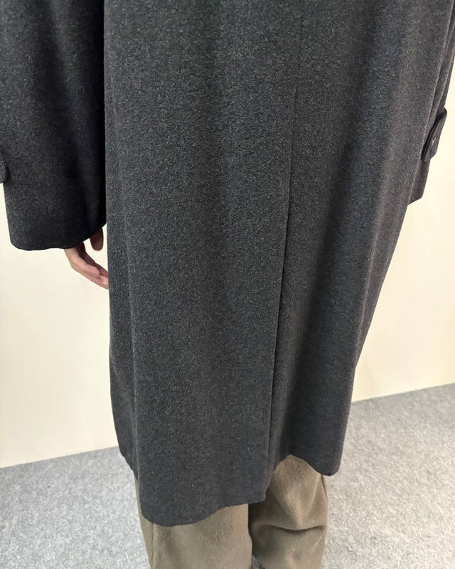 【90s Christian Dior monsieur】fly front cashmere long coat