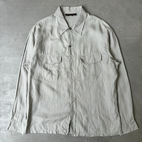 KATHARINE HAMNETT JEANS / Long sleeve linen shirt KATHARINE HAMNETT JEANS / Long sleeve linen shirt