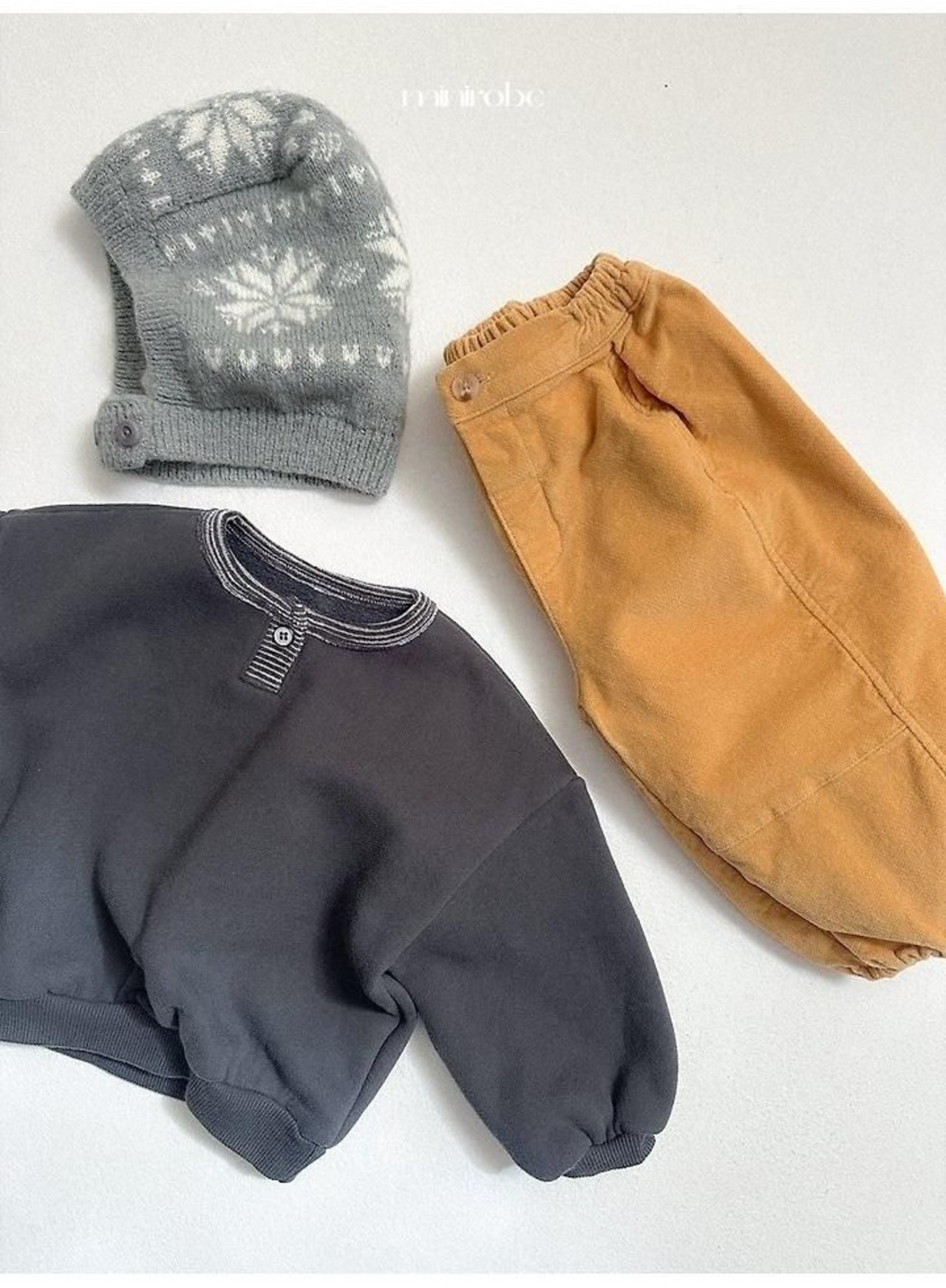 〖取寄〗韓国子供服 / 26winter / minirobe / ウィンターピーチジョガーパンツ / キッズ *S~XL*