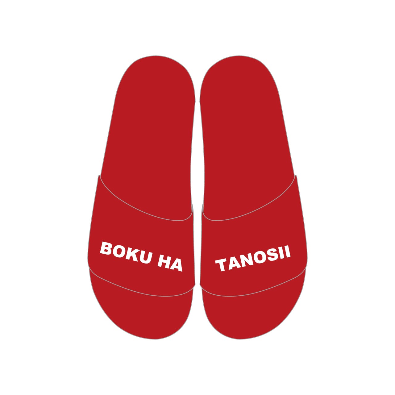 BOKU HA TANOSII ／ ボクタノサンダル "Red"