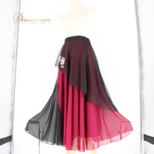 社交ダンス 衣装 スタンダード スカート レッスンウェア 黒 パープル系 ブラック系 紫 フォーマル 練習着 花柄 シルバー系 レース 透け感 ポリエステル 長丈 大人用 女性用 ダンス衣装 エレガント ルンバ チャチャ チュニック 袖なし 学校行事 イベント用 高級感 フェミニン おしゃれ 可愛い 透けスカート 複数色展開 パーティー用 ダンスレッスン