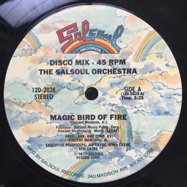 The Salsoul Orchestra ‎– Magic Bird Of Fire / Getaway