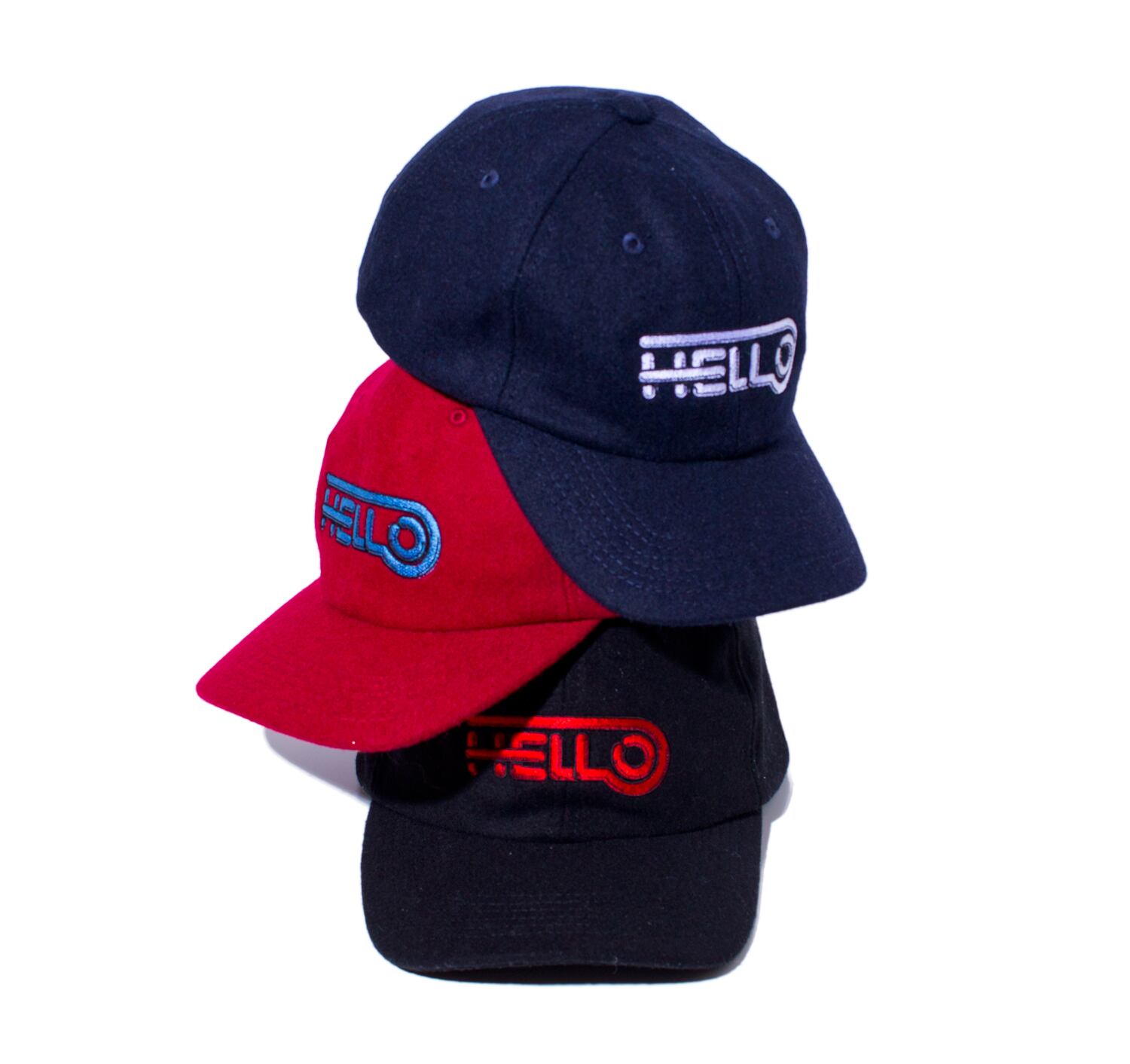 HELLO WOOL BB CAP #RED