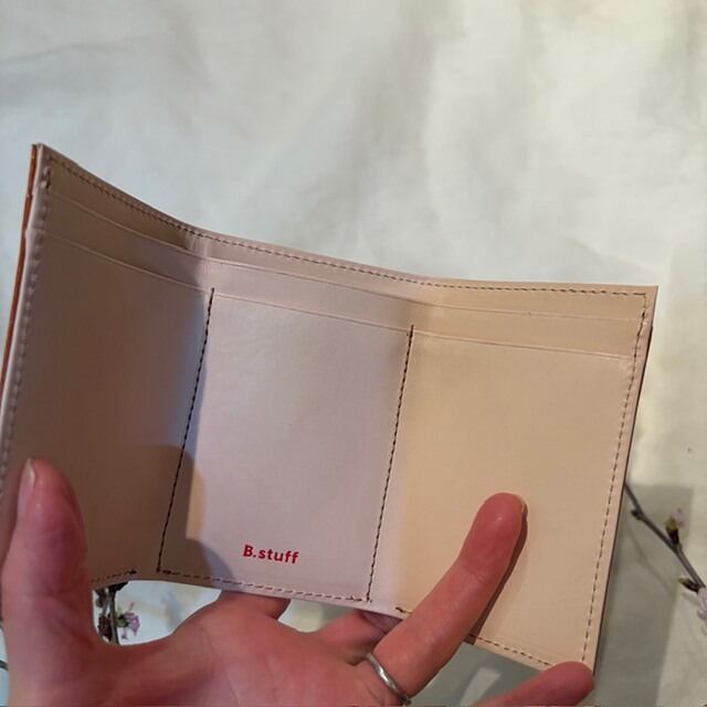 B.stuff 限定・新型 三つ折りコンパクトお財布(ハーバー)