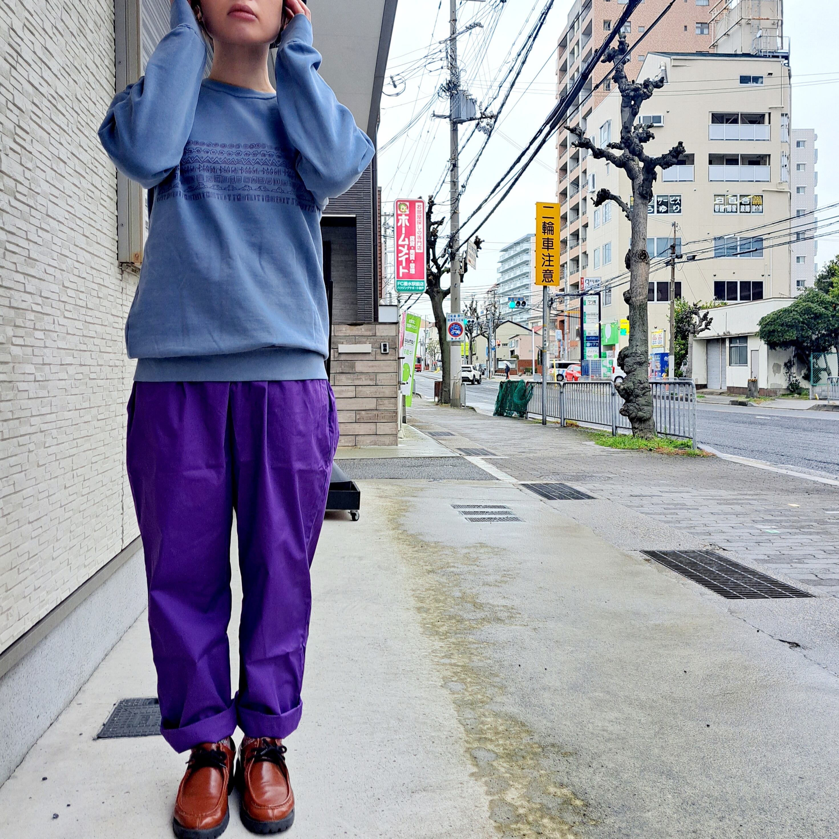 voiry別注チェックドクターパンツ VOIRY doctor pants (yellow) | COUCH POTATO 神戸