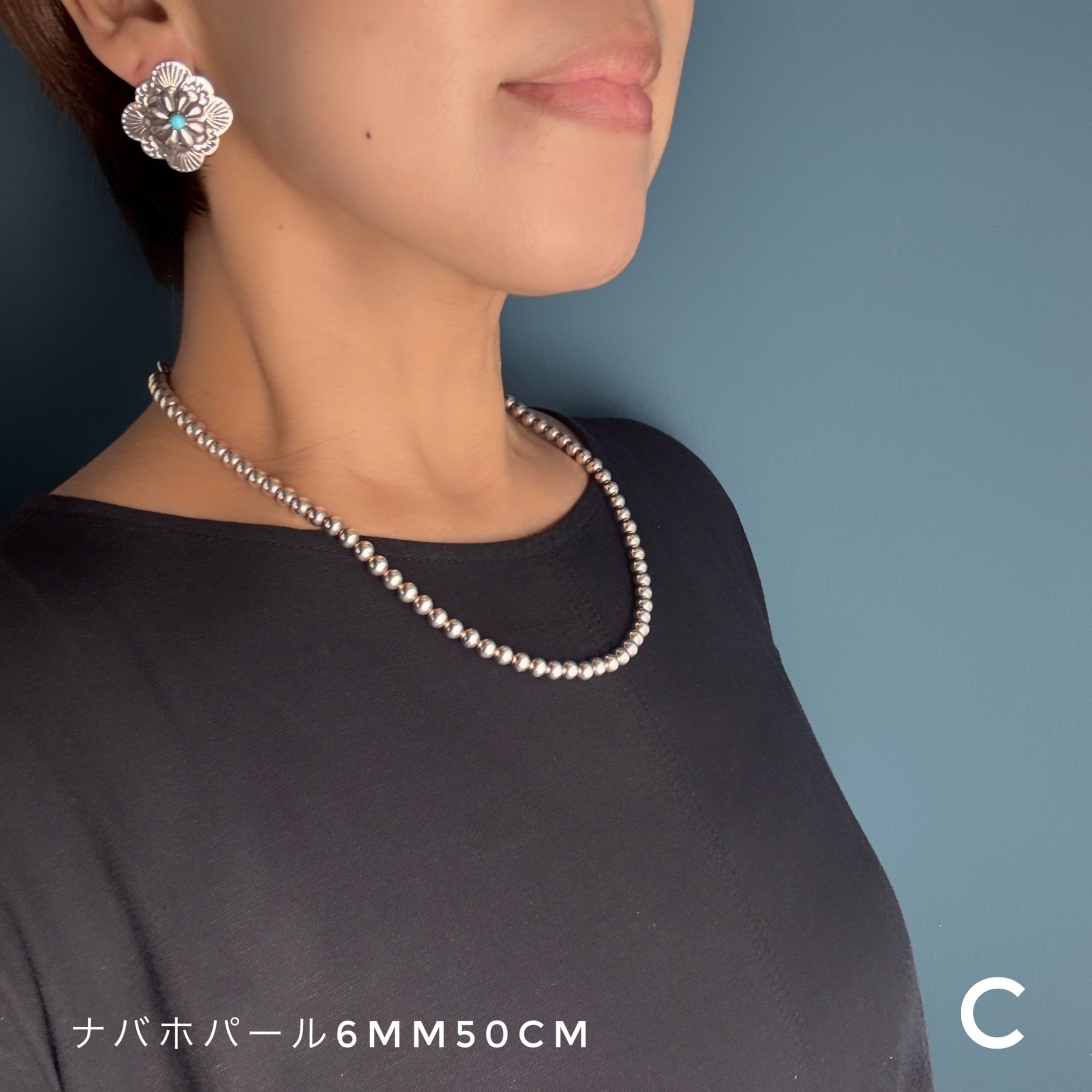 Indian Jewelry》 ターコイズ センター イン コンチョ ピアス | 【公式