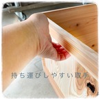 節穴を楽しむ杉のりんご箱 type-31.5