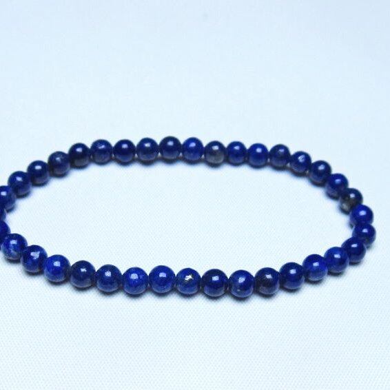 ラピスラズリ ブレスレット 5mm 一点物 メール便可 [M便 1/10] 111-48407