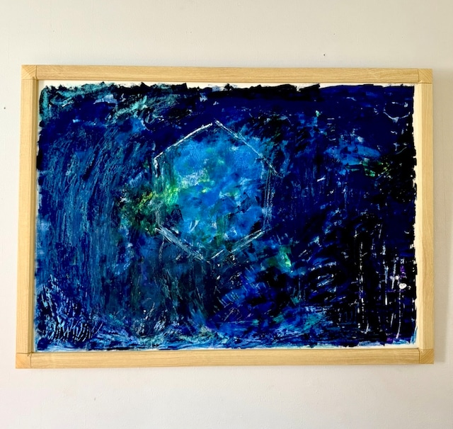 宇宙と夜空と深海、 そのすべてがあるわたしたちの内側　　 594×841mm