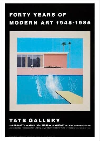 ディビッド・ホックニー David Hockney テートモダン 正規ポスター