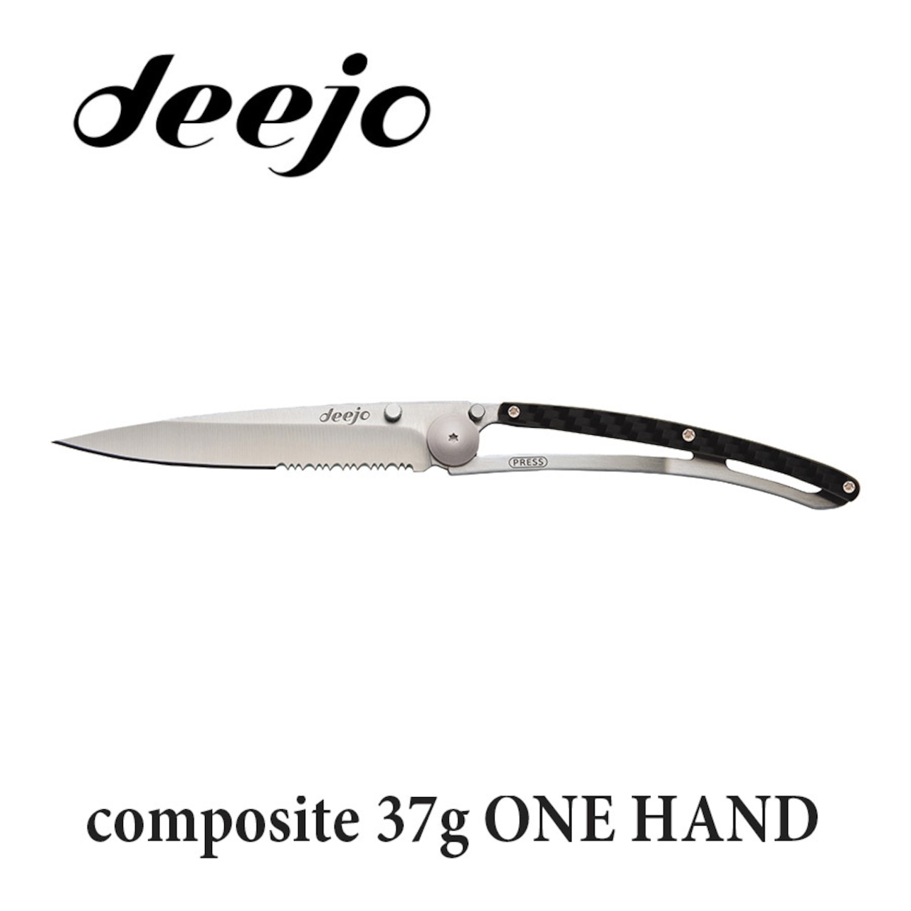 Deejo(ディージョ)　composite 37g ONE HAND 折りたたみ ポケットナイフ