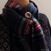 英国アンティークジュエリー 15ctゴールド 天然シトリン ブローチ (ソーティングメモ付)