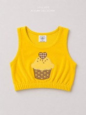 韓国子供服 / ÜEO / カップケーキベスト / 秋服 *S~JS*