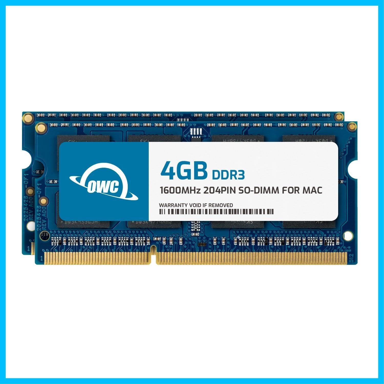 Apple純正8GB（4GB x 2）PC3-12800S (DDR3-1600) DDR3メモリ 1.5v iMac 温